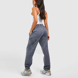 Pantalon de lavage à l'acide respirant pour femmes en stock pantalon de lavage à l'acide professionnel léger de qualité supérieure - Product Image 2