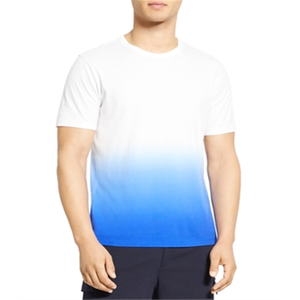 T-shirt fitness a maniche corte Essential Theory Dip Dyed, taglia XL, collo alto, in cotone/fibra di bambù, 240 grammi, tecnica DTG. - Product Image 1