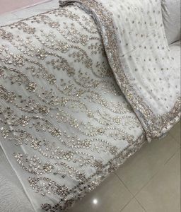 Broderie de fils complexes, travail Gota, matière acrylique, salwar kameez pour femmes, élégant, nouvelle saison, tenue de soirée, imprimé en relief en caoutchouc - Product Image 1