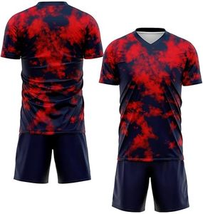 Customizable Soccer Uniform <b>Set</b> with 100% Cotton Quick Dry Custom Colors & Logo Printing for Unisex Adults - Product Image 5