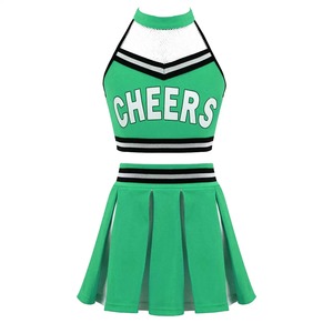 Girls Competition Cheerleaders School Team Uniform Cheerleading Costume Women <strong>Class</strong> Suit <strong>For</strong> Child <strong>Dancing</strong> Costumes CLU-0153