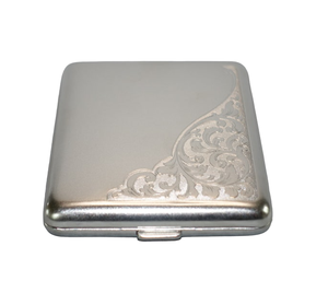 Elegante estuche de cigarrillos y puros para hombre, accesorio de metal para almacenamiento y sujeción para fumar y regalar - Product Image 2