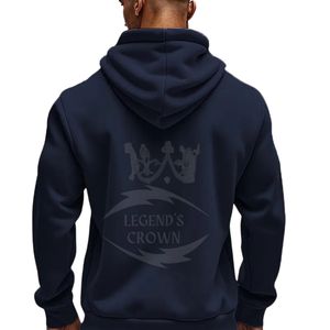 Sweat à capuche décontracté de couleur unie avec cordon de serrage-Polyester, lavable en machine, parfait pour les activités de plein air printemps/automne - Product Image 3