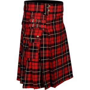 Kilt traditionnel écossais 100% acrylique Highland Scottish Drum Major Kilt - Product Image 3