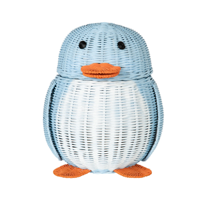 Panier de pingouin en osier, multicolore, panier de jouets en rotin naturel pour enfants, vente en gros, artisanat au Vietnam, Nhat Minh - Product Image 3