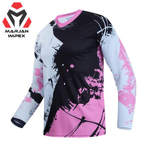 Jersey de Motocross Unisex, Estilo Completo con Mangas Largas, Diseño Sublimado, Transpirable y Cómodo para Hombres y Mujeres, para Verano e Invierno - Product Image 1