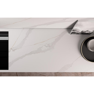 Calacatta Sol Premium Quartz <b>Crystal</b> Composition Eco-Friendly Durable 15-30mm Thick Modern Brand Kitchen Countertops Vanity <b>Tops</b> - Product Image 6