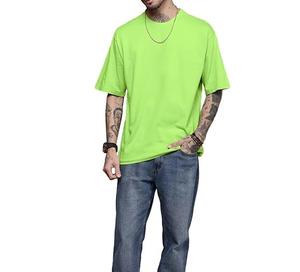 T-shirt surdimensionné à épaules tombantes de haute qualité en gros Impression personnalisée 350 Gsm T-shirt surdimensionné en coton lourd respirant - Product Image 5