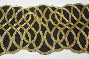 แผ่นรองจานประดับลูกปัดหรูหรา MS Handicraft - ทำด้วยมือ กันลื่น ทนทาน - Product Image 2