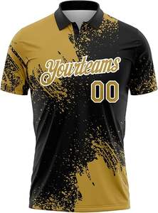 Polo de sublimación personalizado, Polo de ajuste de rendimiento transpirable para equipos de marcas de ropa deportiva y pedidos de ropa promocional - Product Image 4