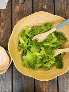 Bol en bambou forme de fleur vaisselle naturelle attrayante présentation de repas décoration produits vietnamiens en gros écologiques - Product Image 4