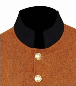 Chaqueta Estilo Confederado 100% Lana para Hombre, Reproducción Histórica, Doble Botonadura, Corte Regular, Ropa para Exteriores - Product Image 5