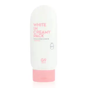 Korean Face Body Skincare Whitening Wash Off Cosmetics Manufactures Wholesale Price G9 SKIN White in Milk Creamy Pack 200ml