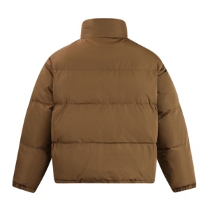 Chaleco informal de algodón acolchado para hombre con cuello levantado Chaqueta fina ligera y holgada para uso diario Tela de lona - Product Image 5