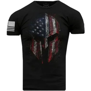 Nouveau design, logo personnalisé, t-shirts pour hommes à manches courtes, couleur unie, 100% coton tricoté, impression numérique, respirant - Product Image 3