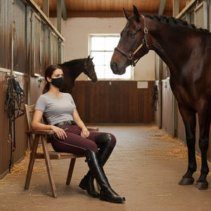 Pantalons d'équitation pour hommes à prix d'usine, avec genouillères, durables, pantalons d'équitation, pantalons d'entraînement, poches zippées - Product Image 1