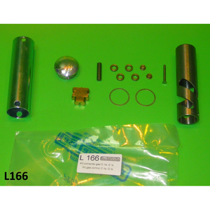 Conjunto de Acelerador Completo para Motocicletas Lambretta C+LC (2.ª Versión) y D+LD (1.ª Versión 1951-1952) - Product Image 1