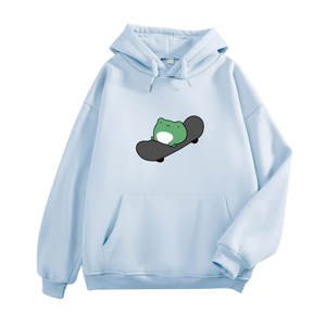 Sudaderas con capucha de gran tamaño con estampado gráfico de manga larga para mujer - Product Image 4