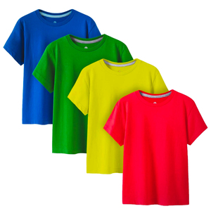 UE Standard 200 GSM Corduroy O-Neck Girls T-Shirt 3-Pack Custom Graphic Short Sleeve Eco-Friendly Respirant Appliques - Product Image 1