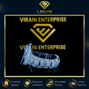 Nouveau Stock Arrivée De Luxe VVS Unisexe Analogique En Acier Inoxydable Automatique pour Mouvement Quartz Moissanite Diamant Bande Montre - Product Image 4