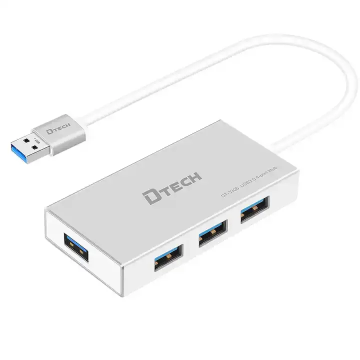 Mikro USB 3.0 HUB 4 port 1.2M 5Gbps beyaz küçük usb hub fare yazıcı için