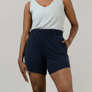 Shorts de sport en coton polaire taille moyenne pour femmes, shorts de sport décontractés pour femmes, shorts de sport pour la course à pied pour femmes, vente en gros bon marché - Product Image 3
