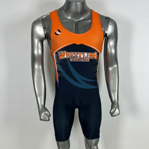 ชุดบอดี้สูทแบบจั๊มพ์สูทผ้าโพลีเอสเตอร์พิมพ์ลายแบบซับลิเมชั่นตามสั่ง ปี 2026 แห้งเร็ว สำหรับชุดนักมวยปล้ำแบบชิ้นเดียว สำหรับผู้ชายไซส์ใหญ่ - Product Image 1