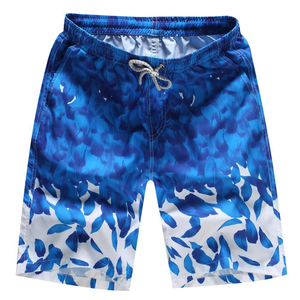 Shorts de plage décontractés d'été pour hommes, pantalons de natation à séchage rapide de grande taille, cordon de serrage coloré, motif uni, sublimation - Product Image 3