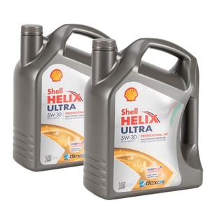 Huile moteur entièrement synthétique Shell Helix Ultra, protection moteur de qualité supérieure, réduit les dépôts, améliore l'efficacité pour la conduite quotidienne - Product Image 1