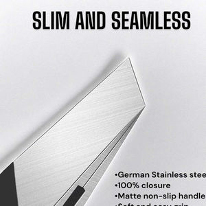 Pinzas para cejas de acero inoxidable, construcción duradera, calidad duradera, pinzas de belleza adecuadas para las rutinas de cuidado personal. - Product Image 5