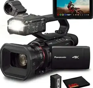 Nueva Videocámara Profesional 4K AG-CX10 con Visión Nocturna, Zoom Óptico 40x, Paquete con Monitor de Grabación Atomos - Product Image 2