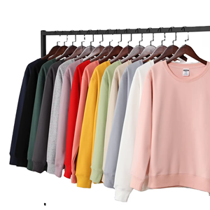 blank plus size sweatshirt wholesale custom logo round collar fleece fabric oversized <b>men</b> hoodies - Product Image 2