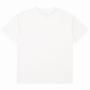 Camiseta unisex en blanco de alta calidad al por mayor, camisetas de hombre de gran tamaño con hombros caídos de 250GSM, camiseta preencogida para hombre - Product Image 1