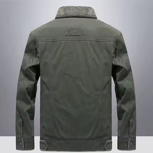 Veste en jean en toile pour homme, style streetwear, 100% coton, à capuche, respirante, séchage rapide, col rabattable - Product Image 5