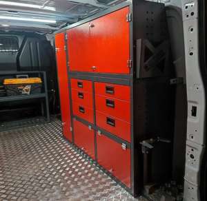 Muebles metálicos de alta calidad OEM, equipos para vehículos, armario y estantes, armarios para herramientas, estante para furgonetas para todas las furgonetas - Product Image 1