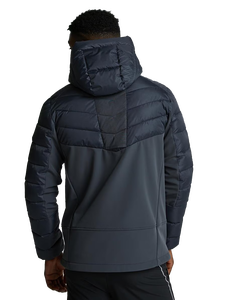 Veste matelassée en duvet softshell à capuche épaisse de haute qualité avec logo personnalisé, mode d'hiver, pour hommes, nouvelle veste matelassée en duvet décontractée d'hiver - Product Image 5