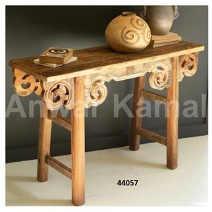 Mobilier décoratif de luxe pour salon, aspect moderne, base en verre avec dessus en marbre, pour table d'appoint de luxe à l'aspect moderne - Product Image 4