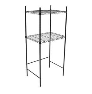 AK Brass Rectangular Metal Floor/Wall Shelve In Silver Finished Utility Shelve With 3 Glass Tiers For Bedroom / Home Decor - Product Image 3