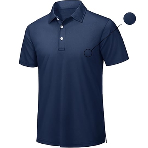 Camisetas de golf para hombre, camiseta Polo de manga corta con estampado de patrones de rendimiento que absorbe la humedad para hombres - Product Image 2