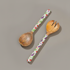 Juego de Cubiertos de Madera de Mango con Recubrimiento de Esmalte, Utensilios Artesanales para Fiestas en Casa, Proveedor Mayorista a Granel en Todo el Mundo - Product Image 6