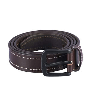 Cinturón clásico de cuero genuino de vaca vintage con diseño en relieve y aleación para hebilla Accesorio de moda de lujo - Product Image 3