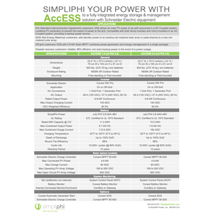 Simpliphi AccESS avec 3 batteries Phi 3,8 kWh et chargeur CC |   A-3PHI-CC-SCH - Product Image 3