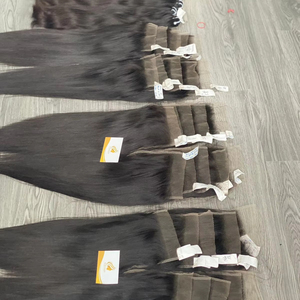 Venta al por mayor HD Lace Super Thin Single Knot Extensiones de cabello humano crudo Mejor calidad Paquetes de cierre frontal a precios competitivos - Product Image 1