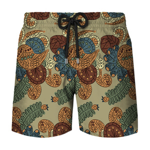 2025 conception personnalisée hommes natation Gym porter meilleure vente shorts de haute qualité avec décoration de motif de remise en forme sublimée - Product Image 3