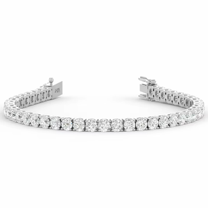 Women's 14K Gold & Natural Diamond Classic Tennis <b>Bracelet</b> - Product Image 1