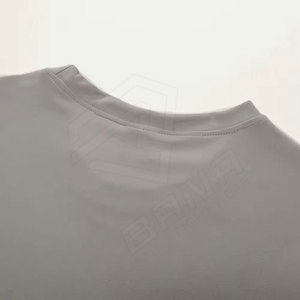 Rashguard de compression à manches courtes et à séchage rapide pour hommes Respirant Gym Workout Sports 100% Polyester Eco-Friendly Anti-Bacterial - Product Image 4