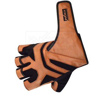 Guantes de cuero transpirables para fitness Guantes de cuero para fitness hechos al por mayor Guantes de cuero para fitness de tamaño personalizado - Product Image 3
