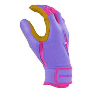Fabricant Design de logo personnalisé Gants de frappeur de baseball à manchette courte Meilleure qualité Cabretta Gants de softball en cuir Guantes beisbol - Product Image 4