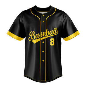Ensemble uniforme de baseball pour hommes tendance aux États-Unis, maillot à boutons et pantalon, design personnalisé, respirant, uniforme de softball 2026 - Product Image 3