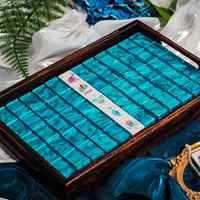Mahjong américain de style moderne, tuiles de grande taille, collection de luxe pour adultes, en stock local